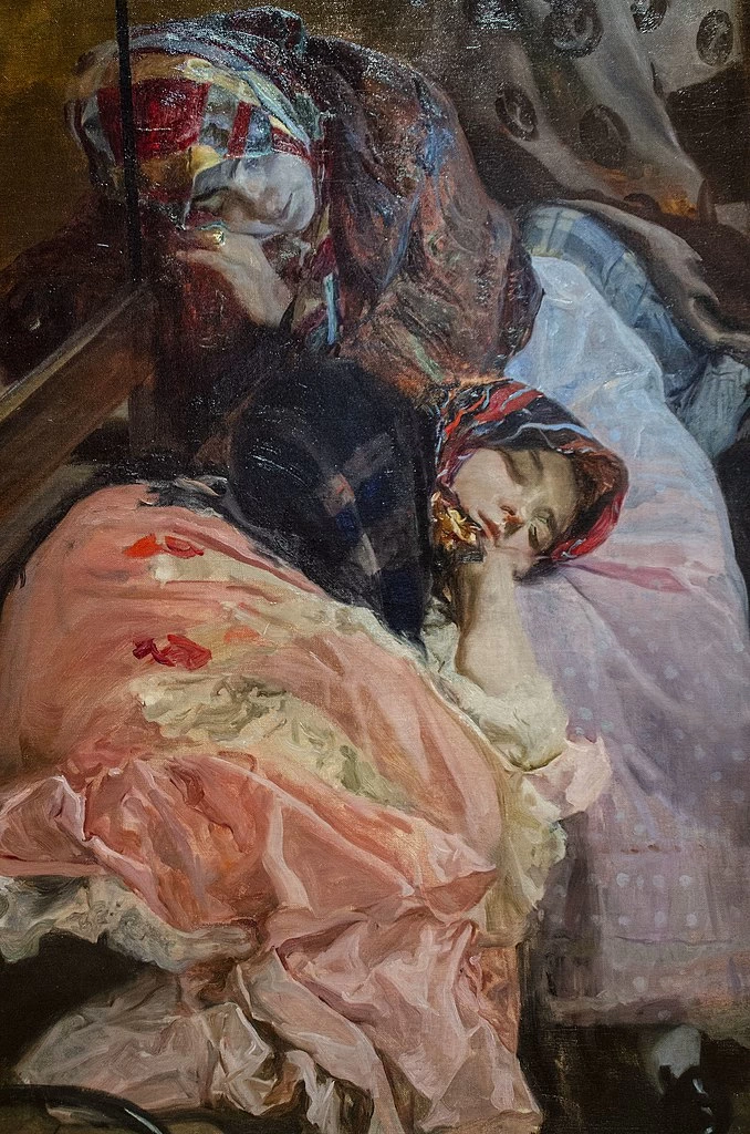 Traffico di schiavi bianchi - Museo Sorolla, Madrid, dettaglio